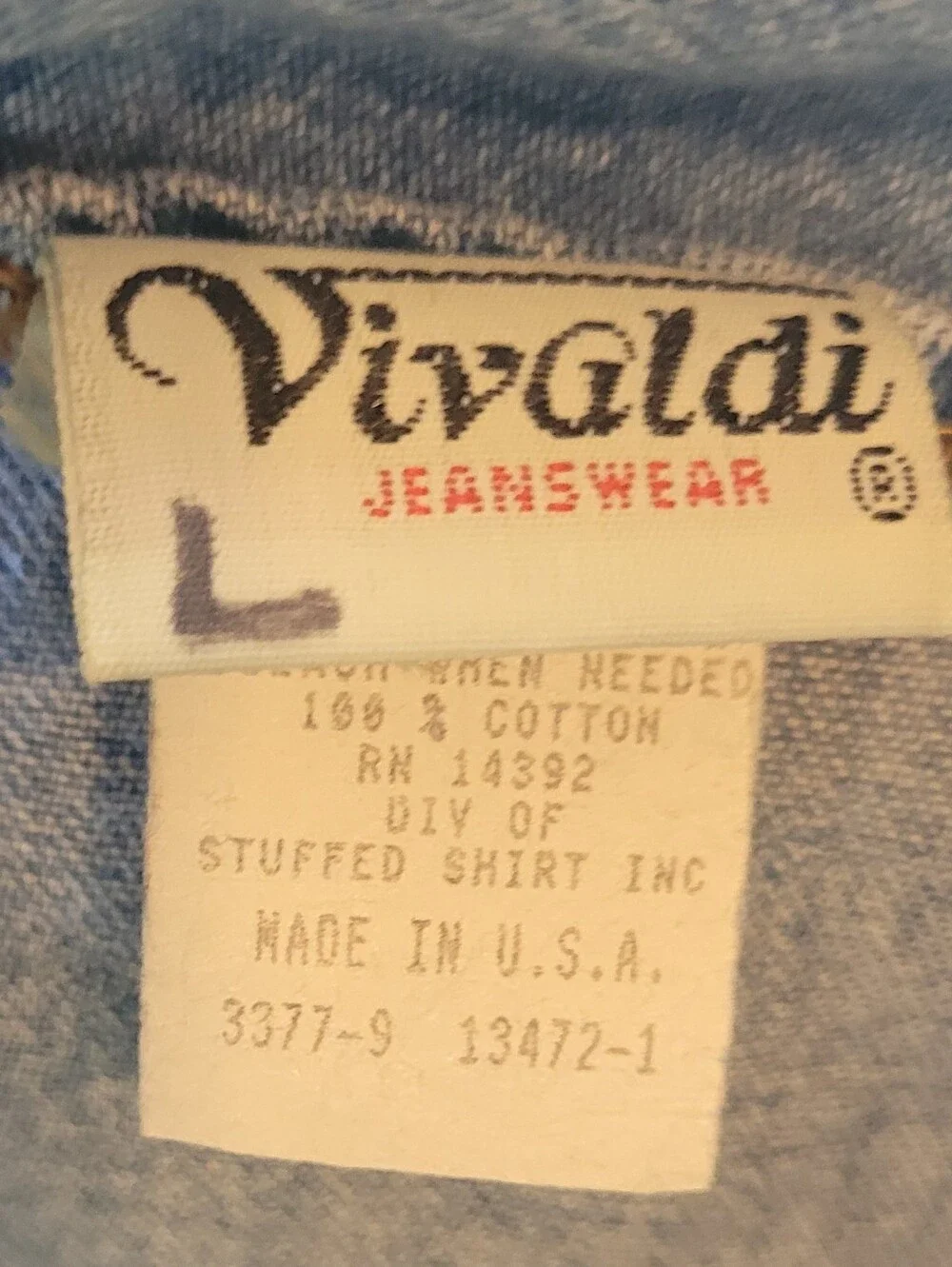 Vintage Denim Vest